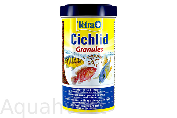 Корм для рыб TetraCichlid Granules гранулы для цихлид средних размеров 500 мл