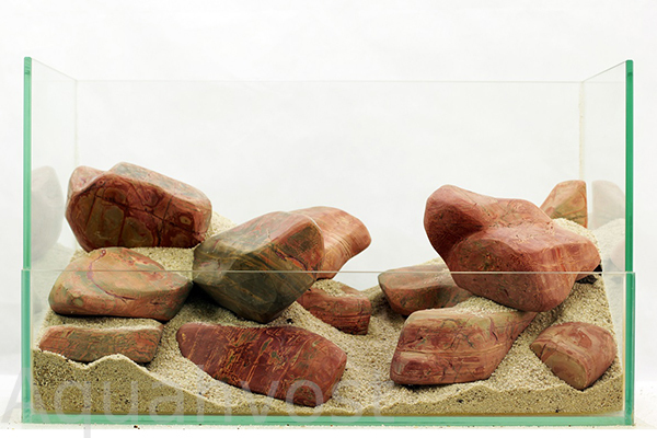 Камни GLOXY  "Ямайка" разных размеров, 1 кг