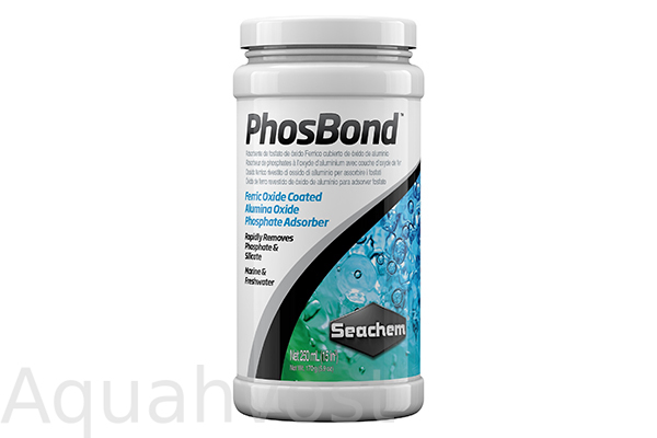 Наполнитель Seachem PhosBond для удаления фосфатов и силикатов (оксид железа и аллюминия), 250мл на 830-1660л