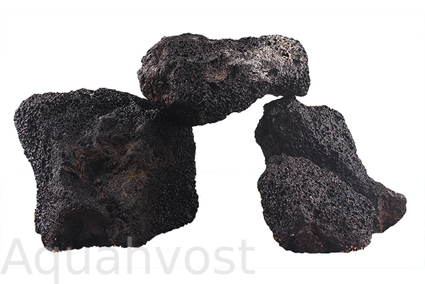 Камни PRIME "Черный вулканический" М 10-20 см, 1 кг