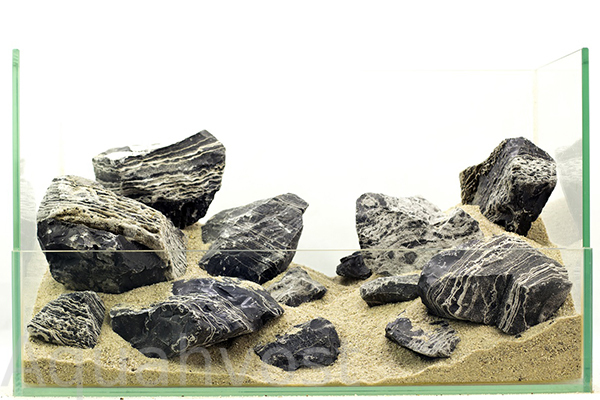 Камни GLOXY "Зебра" разных размеров, 1 кг