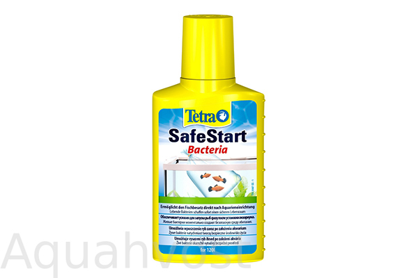 Tetra SafeStart бактерии для запуска аквариума 100 мл/120 л