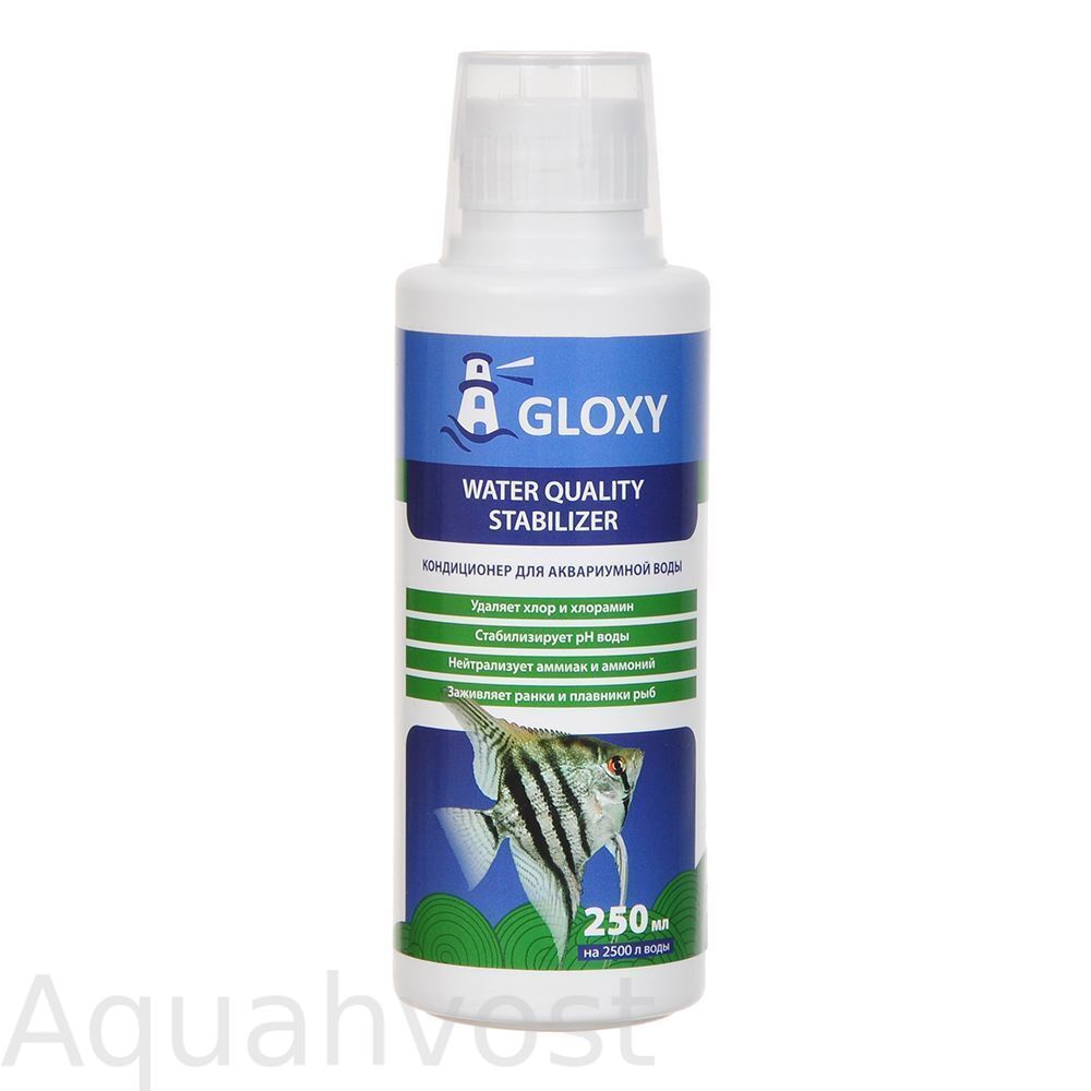 Кондиционер для подготовки воды Gloxy Water Quality Stabilizer 250 мл на 2500 л