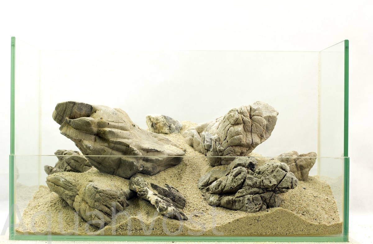 Камни GLOXY "Слоновья кожа" разных размеров, 1 кг