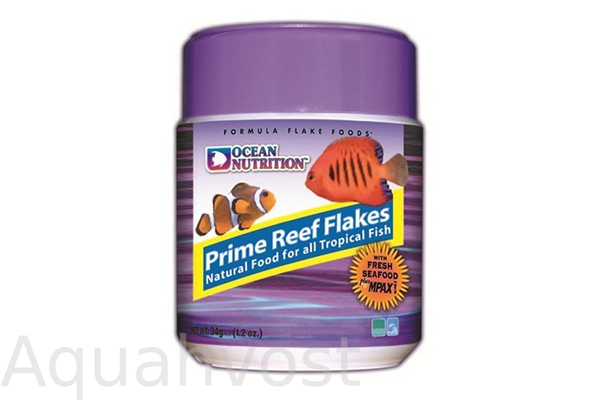 Ocean Nutrition Хлопья - базовый корм для рифа. Prime Reef Flake. 34 г.
