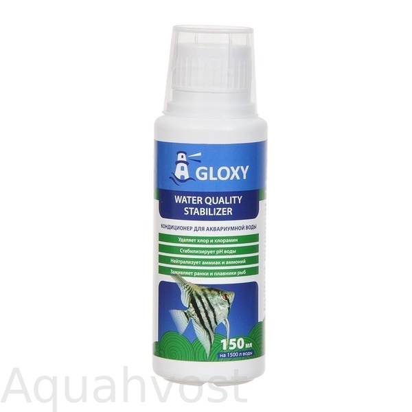 Кондиционер для подготовки воды Gloxy Water Quality Stabilizer 150 мл на 1500 л