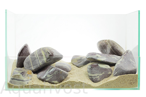 Камни GLOXY "Северное сияние" разных размеров, 1 кг