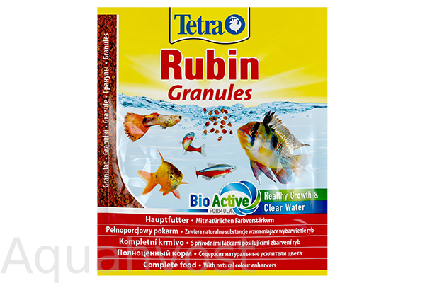 Корм для рыб TetraRubin Granules Sachet гранулы, пакет 15 гр