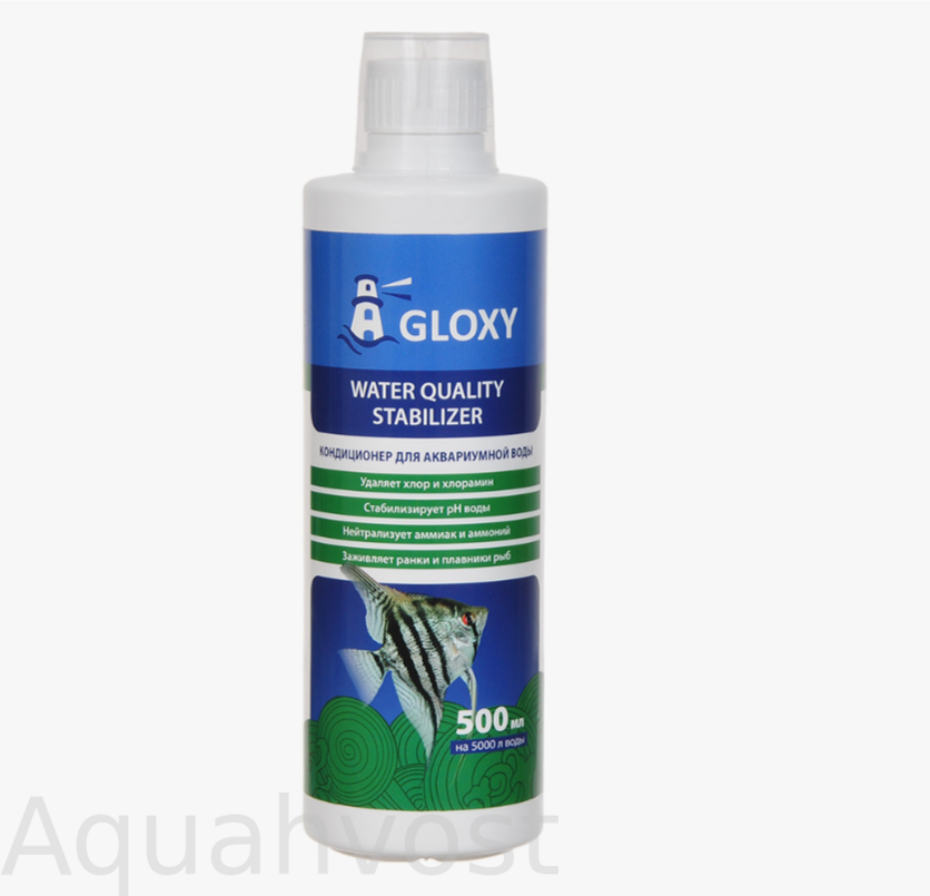 Кондиционер для подготовки воды Gloxy Water Quality Stabilizer 500 мл на 5000 л