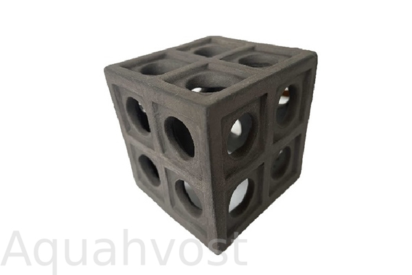 Декорация GLOXY Кубик для креветок 6.5х6.5х6.5 см